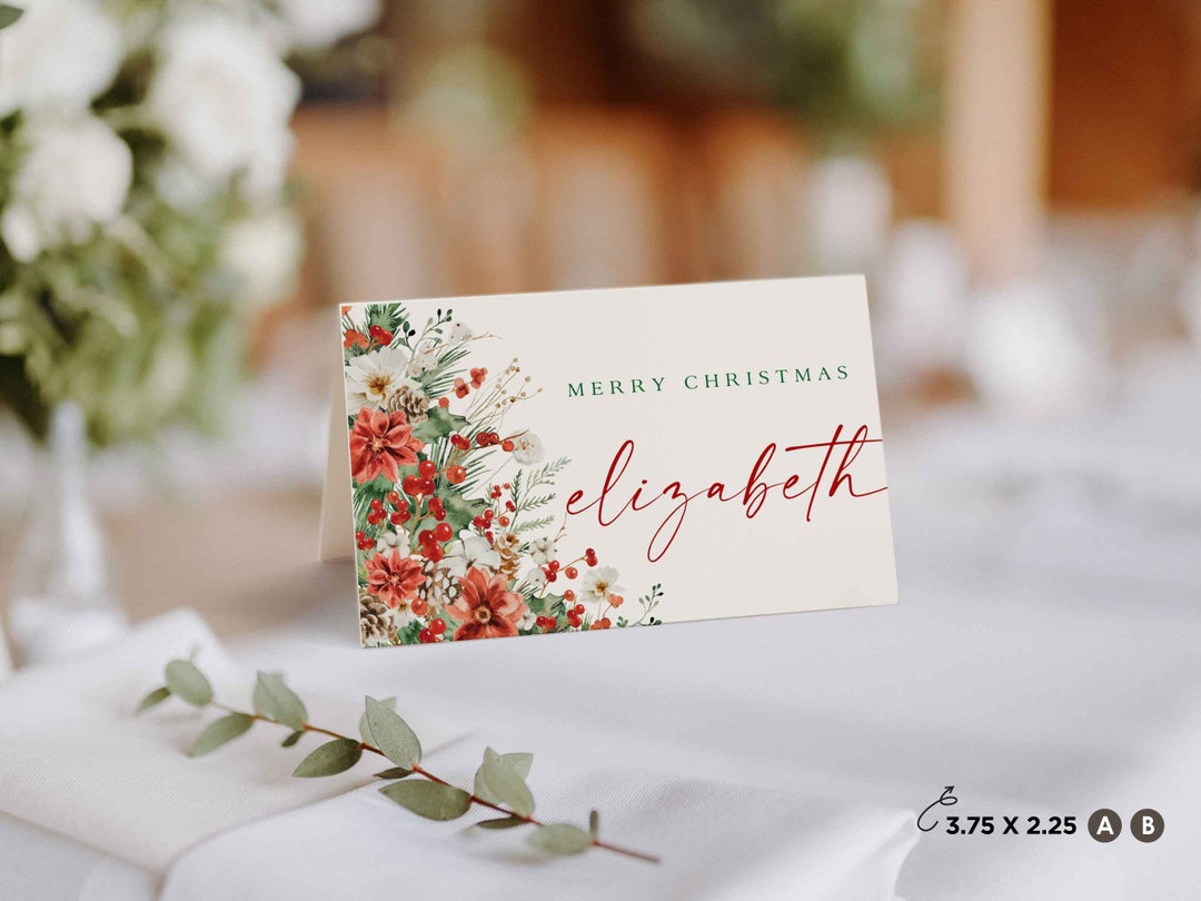 christmas-dinner-name-card-templatepersonalized-christmas-etsy