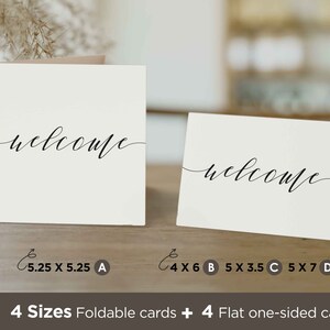 Willkommenskarten, druckbare Hochzeit Willkommenskarten, Nachbar Willkommenskarten, Nachbarschaftskarten, Minimalistische Willkommenskarte, digitaler Download