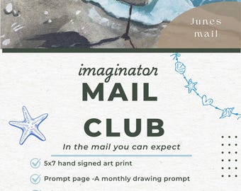 Imaginator print and sticker mail club