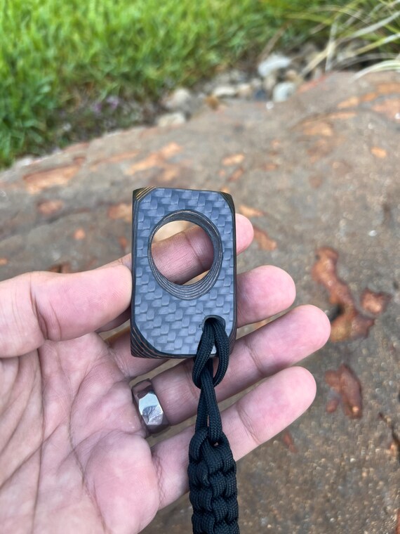 EDC Micarta Ring, SFK, Knuck Keyring, Every Day Carry collectible