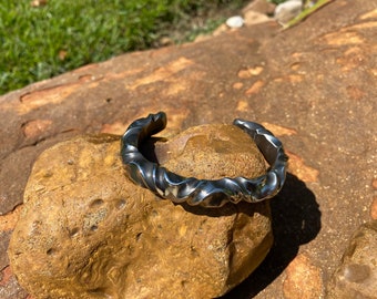 The &quot;Viking Warlock Oath Ring&quot;: Custom 3/8” Twisted Stainless Viking Bracelet