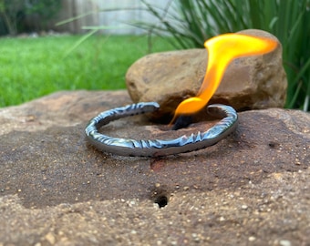 The &quot;Viking Oath Ring of Fire&quot;: Custom Twisted Stainless Bracelet
