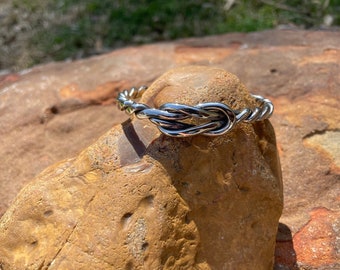 The &quot;Lady Viking&quot;: Custom Twisted Stainless Bracelet, Viking jewelry, Oden, Oath ring, Viking bangle, Viking jewelry, Viking knot