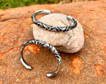 The "Viking Viggo Oath Ring": Custom Twisted Stainless Viking Bracelet