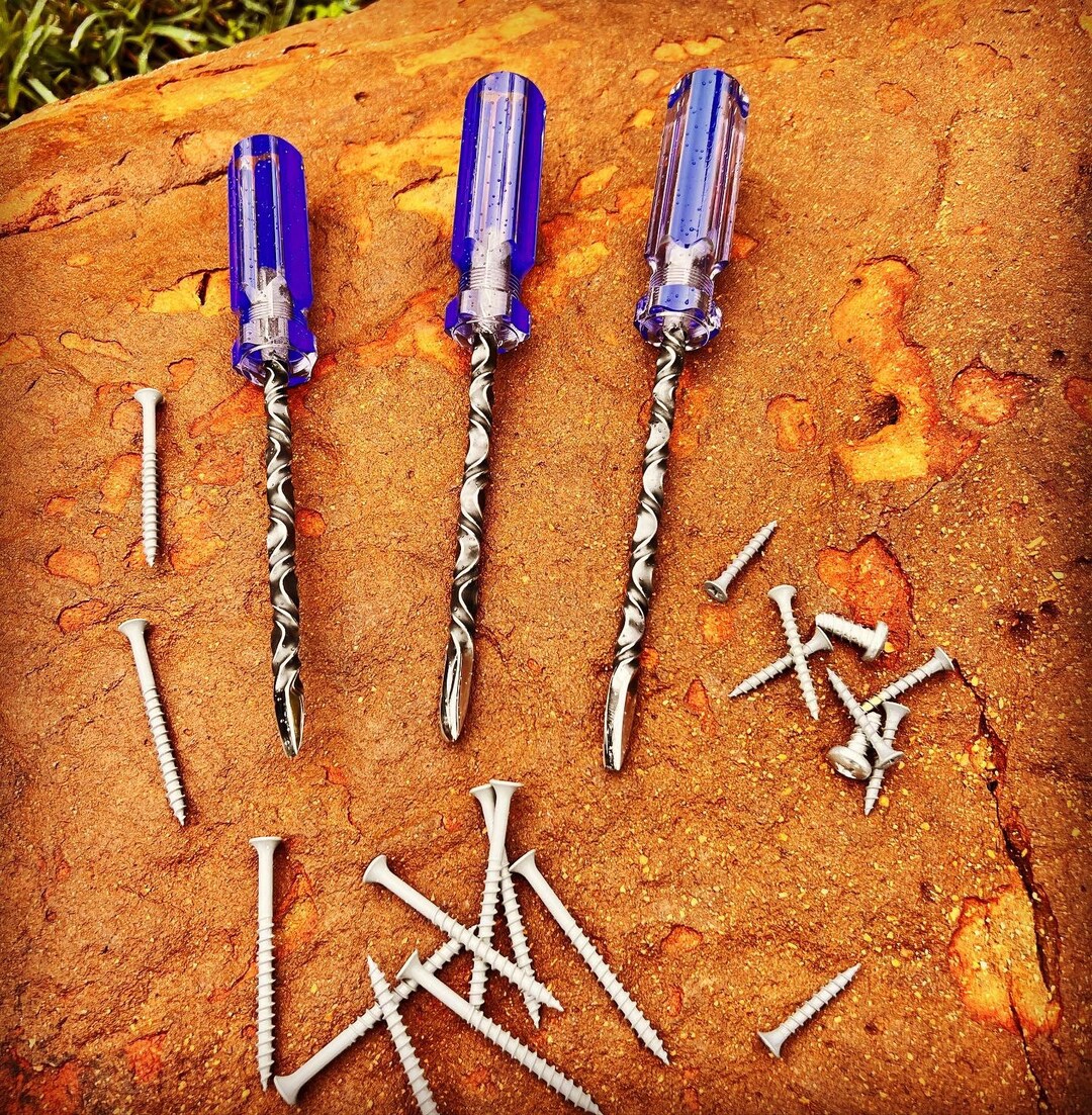 Custom, Hand Made, Stainless Steel Flathead Screwdriver Etsy