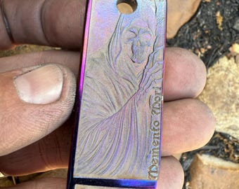 Custom, Hand Made EDC Titanium Pocket Pry Bar!