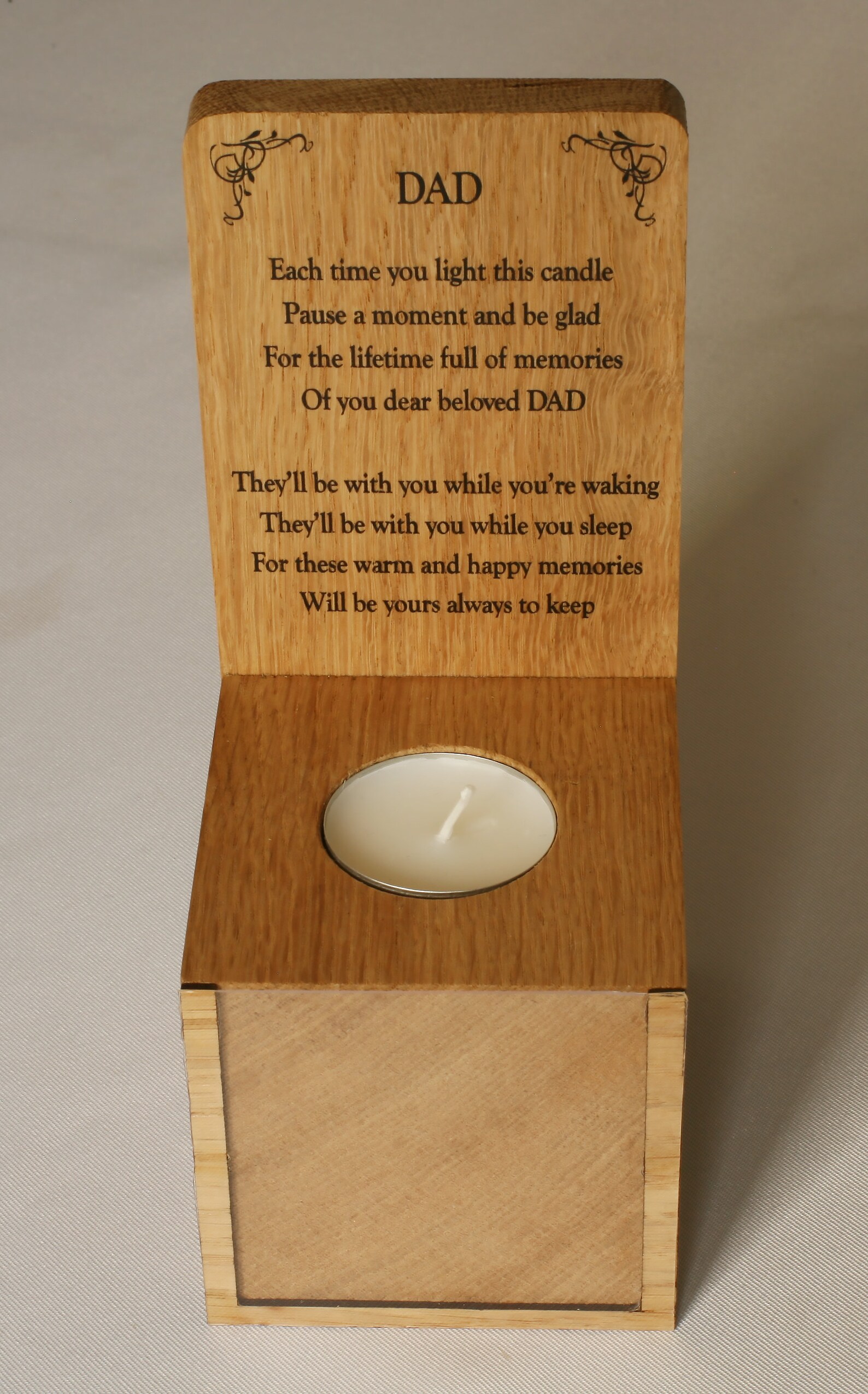 Dad Memory Candle Etsy