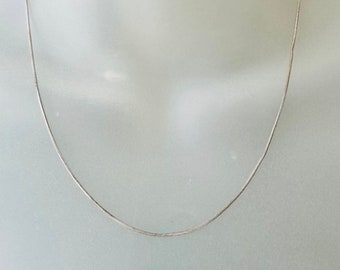 Vintage necklace made of real silver 925 movable silver necklace 45 cm long