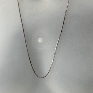 Vintage unisex chain costume jewelry silver colors 70&#39;s 61 cm long!