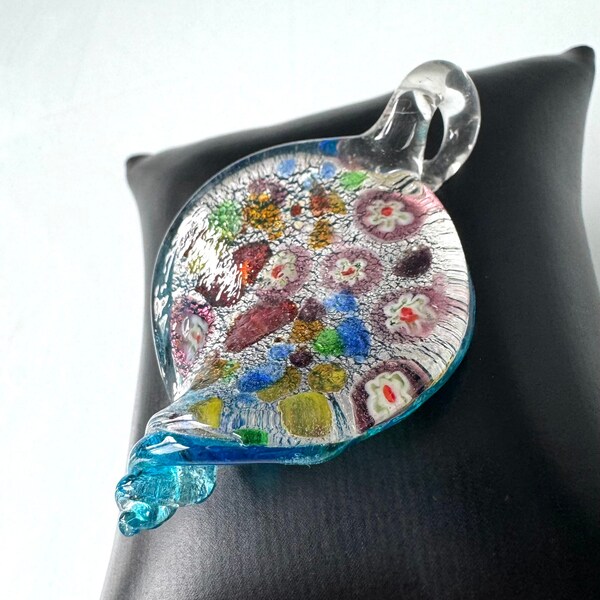 Exquisite handmade Murano glass pendant from Venice Italy!