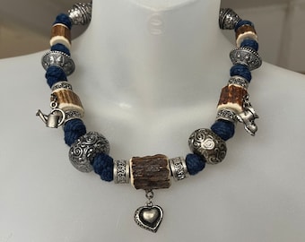 Traditional necklace Traditional jewelry Necklace Dirndl jewelry