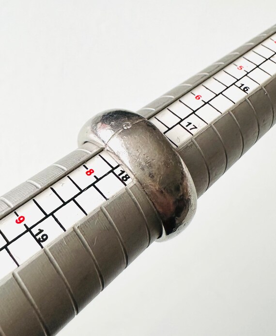 Designer 925 silver ring refined with a diamond /… - image 3