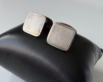 Boutons De Manchette Anciens Art Déco RUSCH Allemagne Argent 835 - Occasion Très Bon état