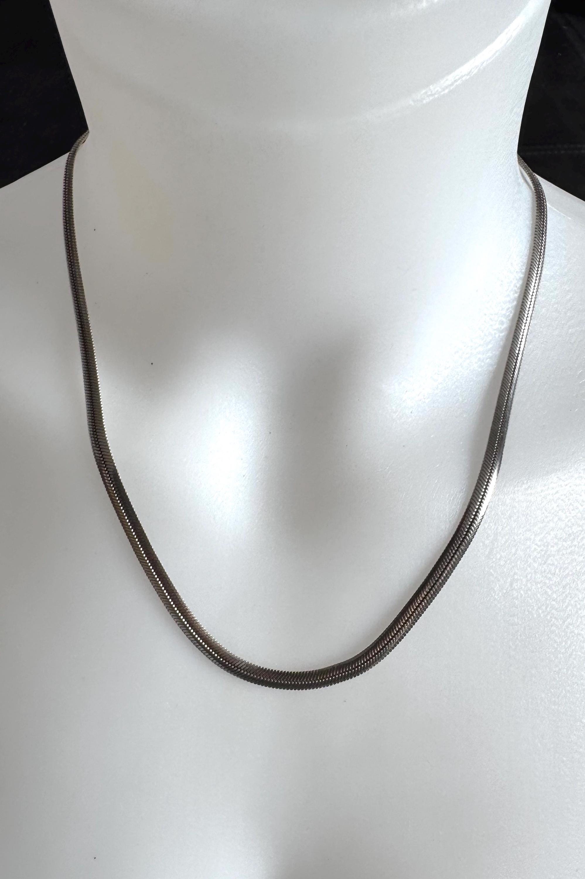 Vintage Necklace 925 Silver FBM - Friedrich Binder Snake Chain