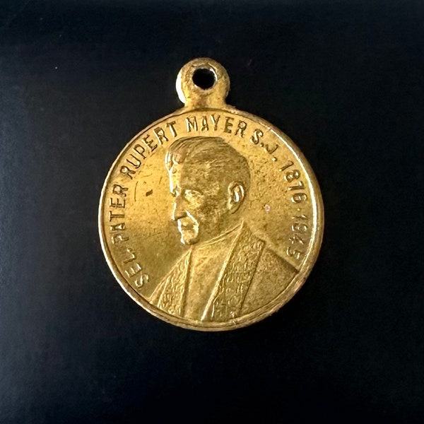 Seltener Anhänger - Seliger Pater Rupert Mayer: Ein Zeichen des Widerstands 1876-1945 Medaille