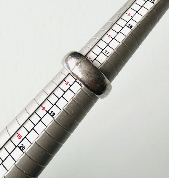 Designer 925 silver ring refined with a diamond /… - image 5