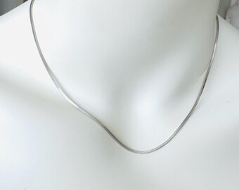 Chaîne En Argent Sterling 925 Vintage - Bijou Signé, 4,44 Grammes - Occasion