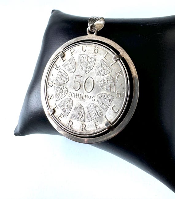 1969年 オーストリア マクシミリアン1世 アンティークシルバー 50