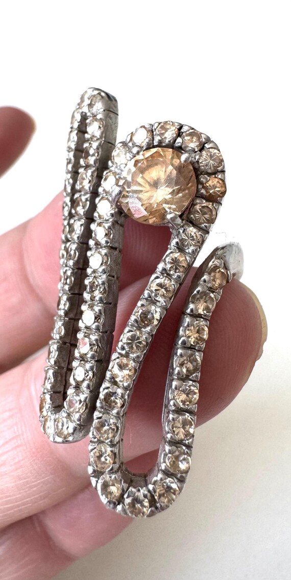 Cocktail Ring 925 Silber  Statement Ring Vintage … - image 4