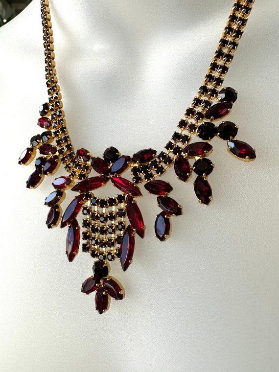 Magnificent Art Deco necklace Gablonzer Bohemia r… - image 1