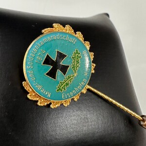 Old badge / pin warriors and soldiers association Eisenhofen-Hirtlbach 1874 badge of honor image 9