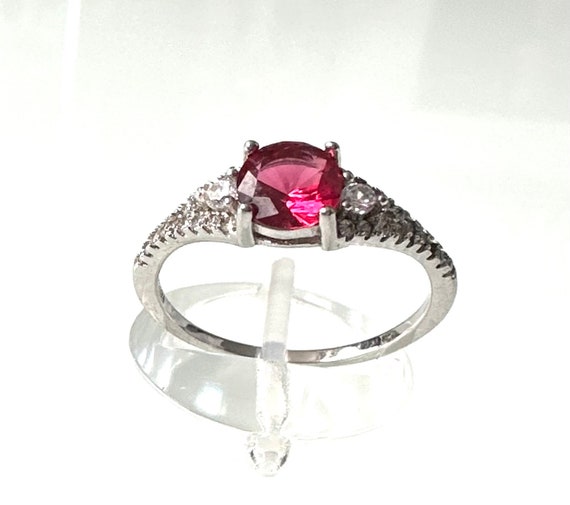 Pretty Ring 925 Silver With Glitter Stones BZ Master s Mark Etsy