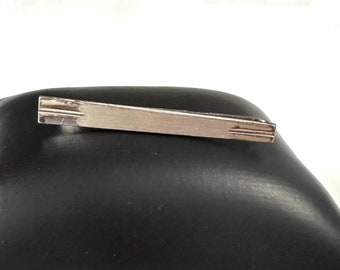 Art Deco 835 silver tie clip holder tie pin vintage!