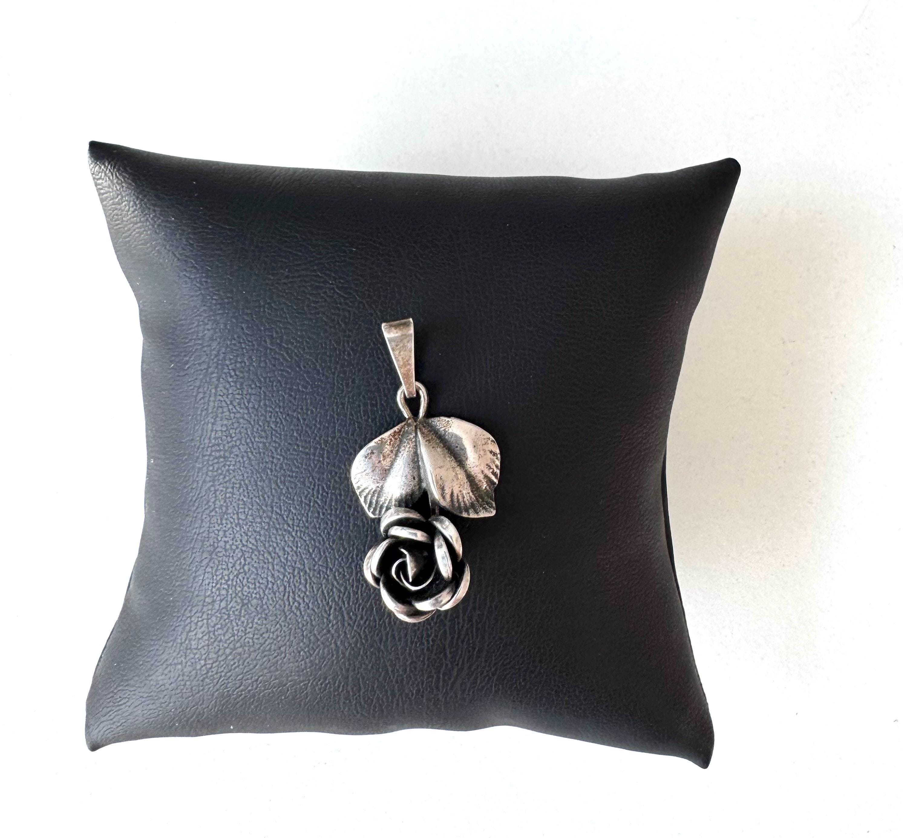 925 Silver Pendant Rose Art Nouveau TEKA Theodor Klotz! - Etsy