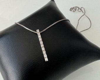 Longue Chaîne Vintage Argent 835 – 78 Cm, Sans Marque, Style Intemporel