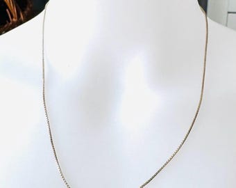 Unisex 925 silver chain, link chain, 46 cm long, classic!