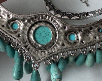 Collier Ethnique Vintage En éléments Naturels - Occasion, Rare Et Authentique - Quelques Traces D'usure