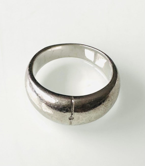 Designer 925 silver ring refined with a diamond /… - image 7