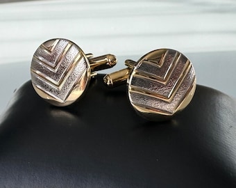 Vintage cufflinks in gold and silver colours