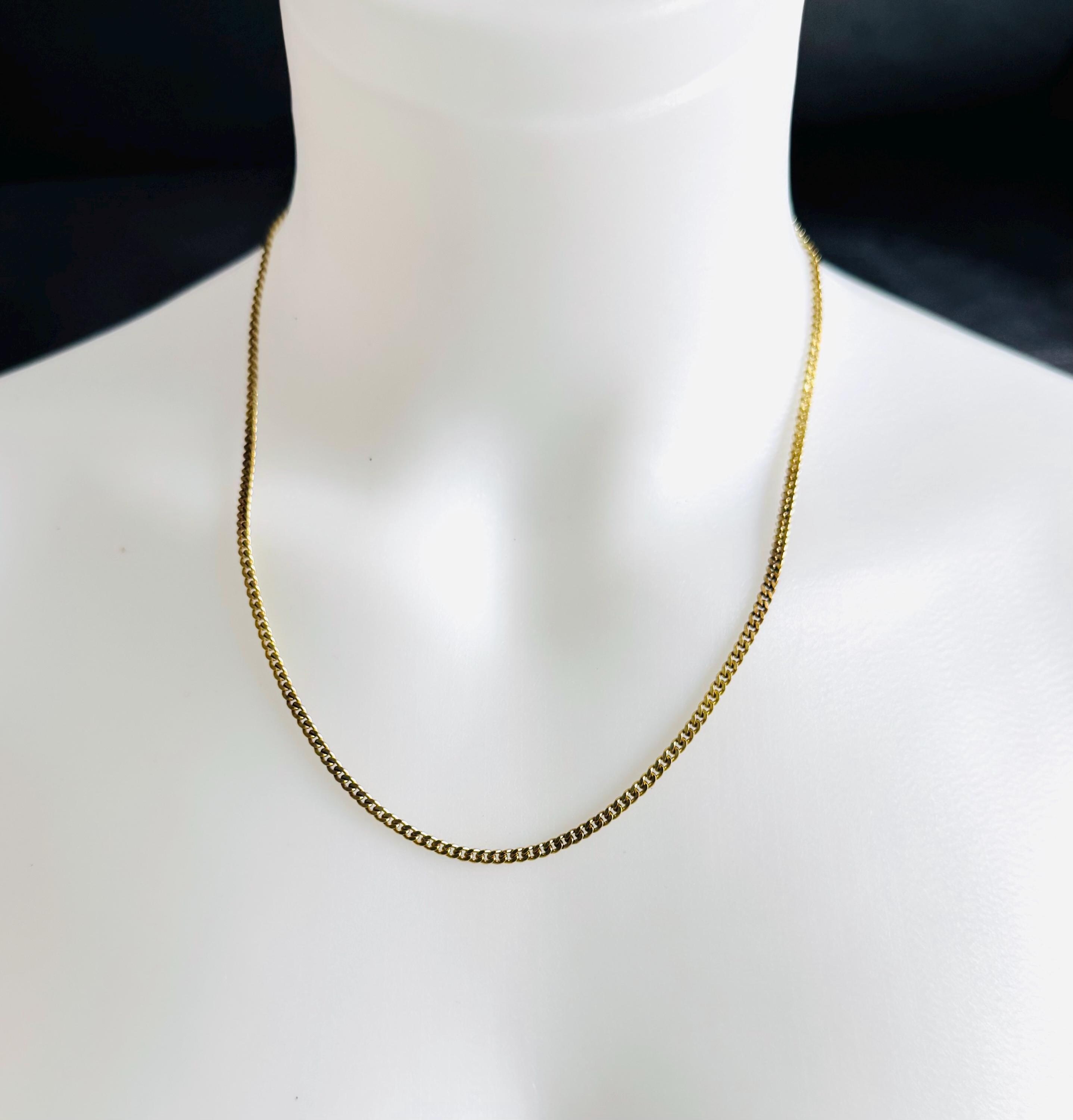 Chain FBM 925 Silver Gold Plated - Friedrich Binder Curb Chain