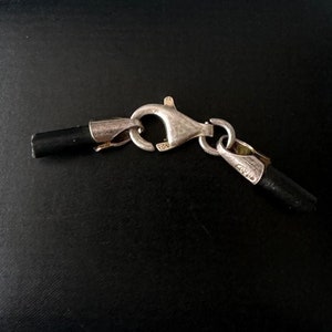 Vintage 925 Silber Ersatz Verschluss Karabiner in Silber !