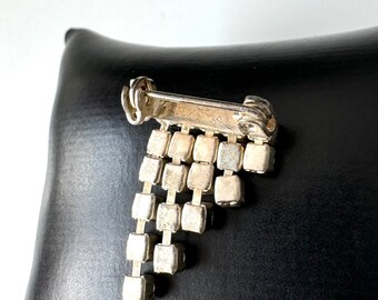 Broche Fantaisie Vintage Strass - Élégance Rétro, Occasion