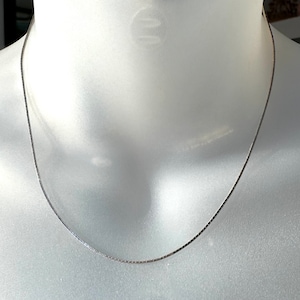 Sturdy chain made of 925 silver, 41 cm long, unisex chain!