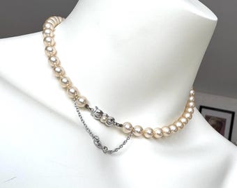 Ancien Collier en perles corail avec fermoir agent 925 | Kaufen auf