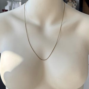 Vintage link chain in gold look – gold-plated chain marked Germany!