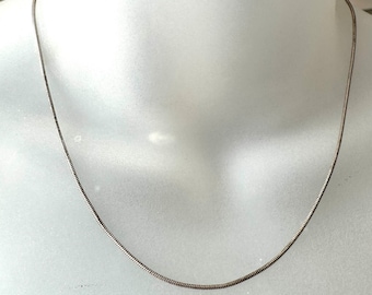 925 silver chain - PPG vintage necklace, 44 cm silver chain - very comfortable!