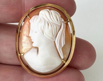 Broche antigo Art Nouveau com pedras preciosas e bordas banhadas a ouro!