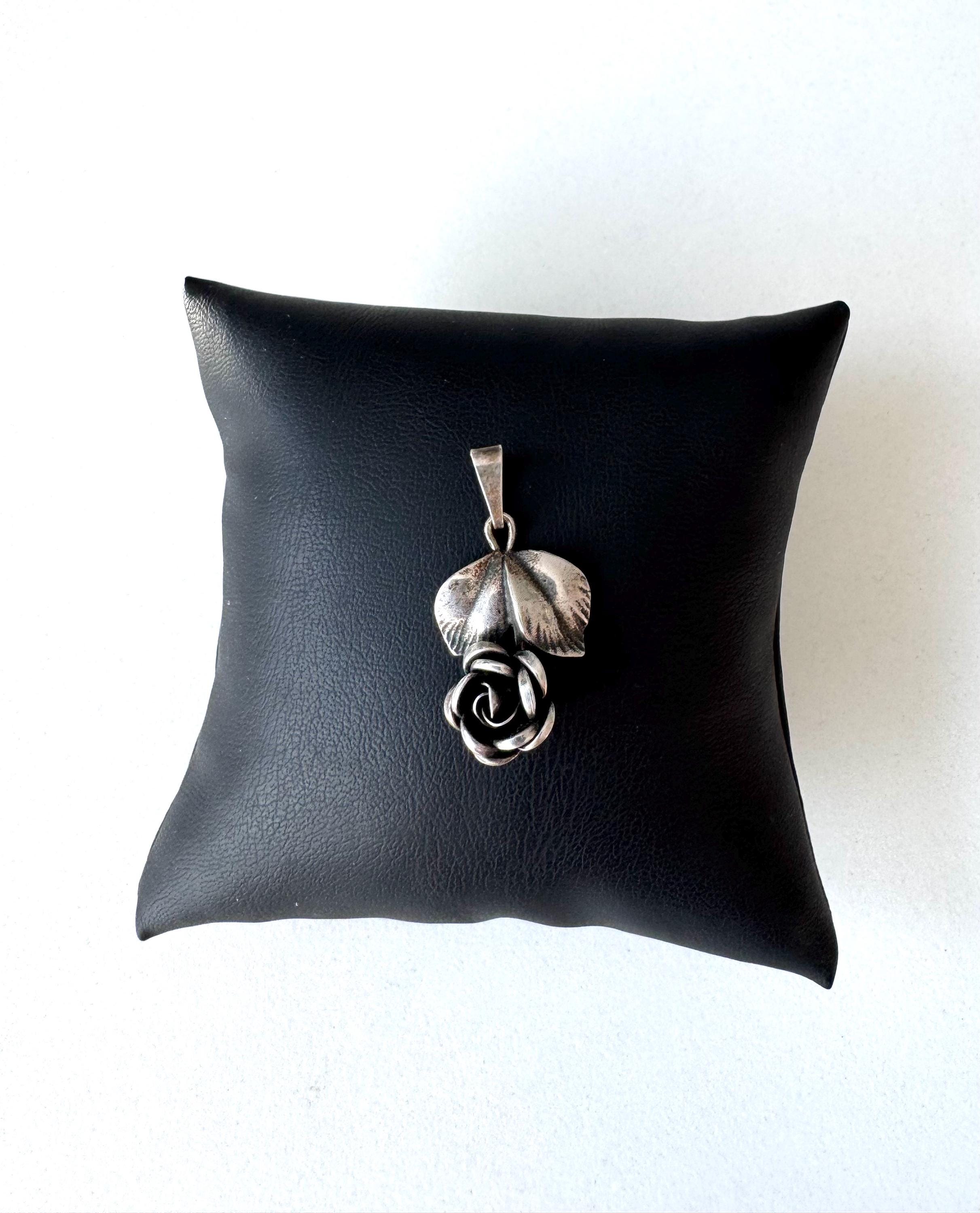 925 Silver Pendant Rose Art Nouveau TEKA Theodor Klotz! - Etsy