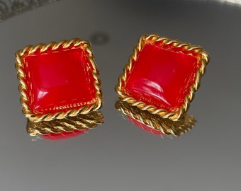 Margareta Ley ESCADA ear clips splendor glamor vintage. !