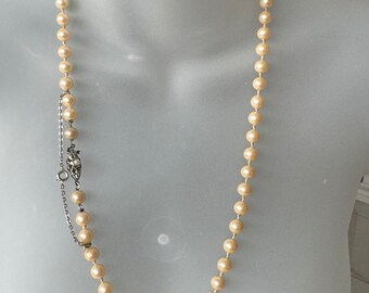 WANGENPING Collana di perle vintage lunga 180 cm, 8 mm, ovale, in argento Sterling 925, da donna, elegante, alla moda, per carnevale, accessorio per feste e ragazze, Eine Größe, Perla, No