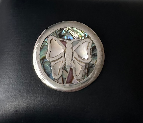 Pendentif en Nacre d'Abalone (réf nc3) | Cœur de Pierres