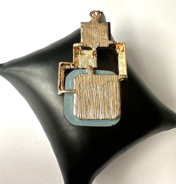 Vintage costume jewelry pendant from the 80s: mag… - image 6