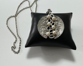 ZARA NEW WOMAN SS23 FAUX PEARL DOUBLE NECKLACE REF: 4736/027