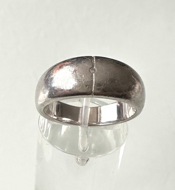 Designer 925 silver ring refined with a diamond /… - image 2