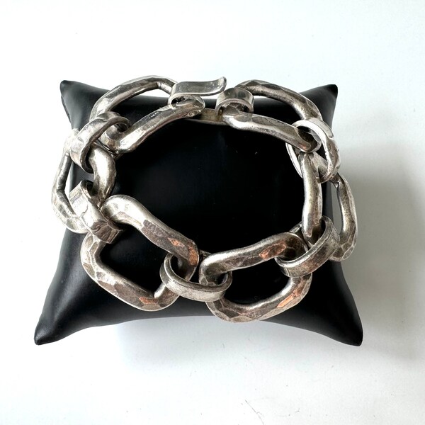 Seltenes Brutalist Armband von Erik Dennung, Dänemark Vintage Designer Schmuck