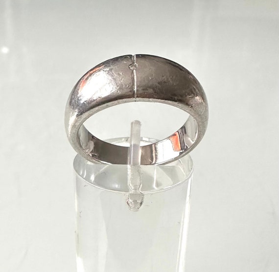Designer 925 silver ring refined with a diamond /… - image 1